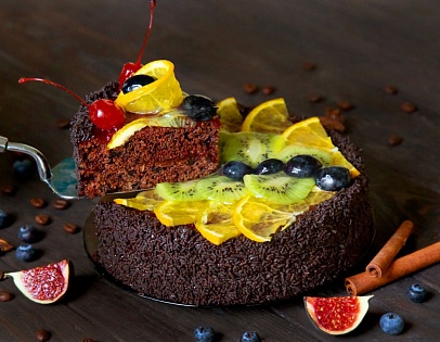 Небесный Торт Из Шоколадного Батончика - Лакто-ово-вегетарианская Рецепты