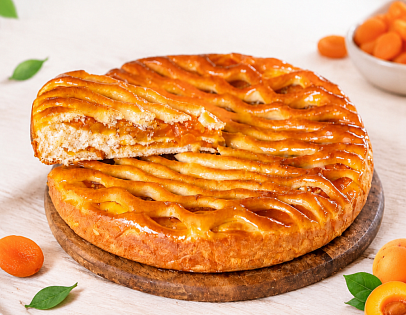 Пирог "Праздничный" с курагой